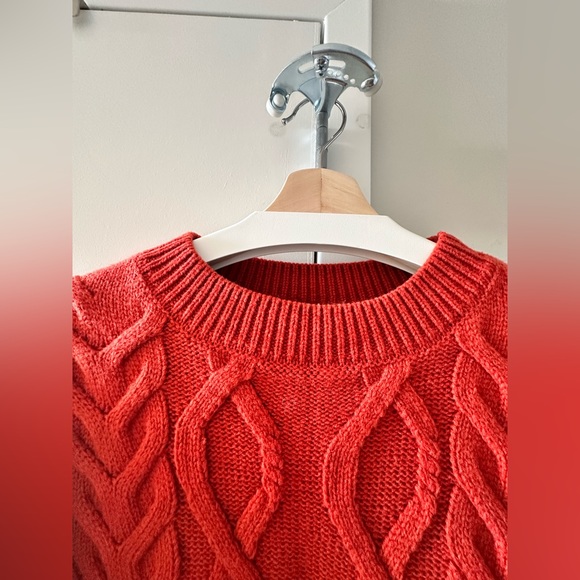 Oversized Eunice Brick Red Sweater - Picture 8 of 16
